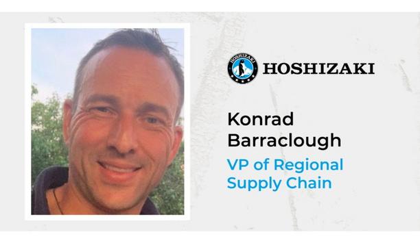 Hoshizaki America, Inc. Announces The Appointment Of Konrad Barraclough As Vice President (VP) Of Regional Supply Chain
