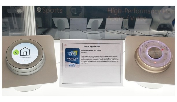 Resideo's Honeywell Home M5 Series Smart Thermostats Named One Of The Best In Home Appliances Category At CES 2020