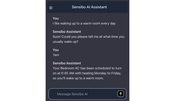 Sensibo Incorporates An Advanced AI Assistant Into Smart HVAC, Powered By ChatGPT
