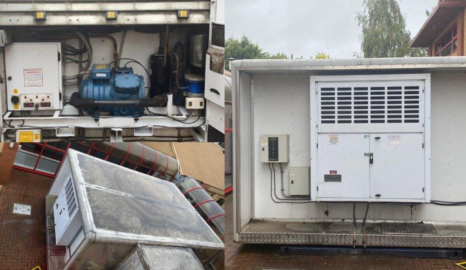 Adcock Provides Maintenance Service For The Mobile Transport Chiller Cold Room At ALS Global