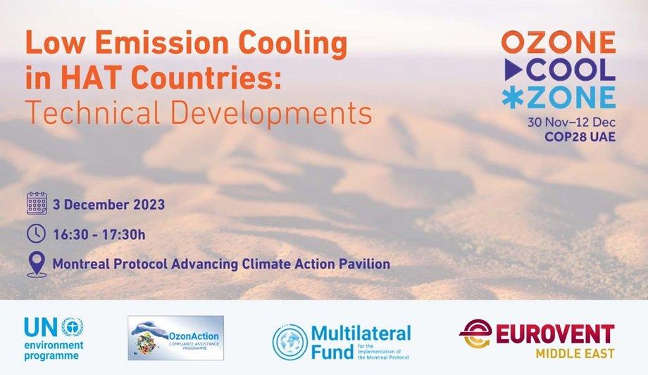COP28 Side Events Organized By Eurovent Middle East And UNEP