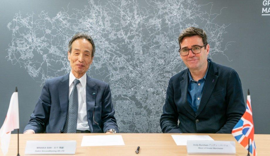 Daikin Has Signed An Agreement With Greater Manchester Combined Authority (GMCA)