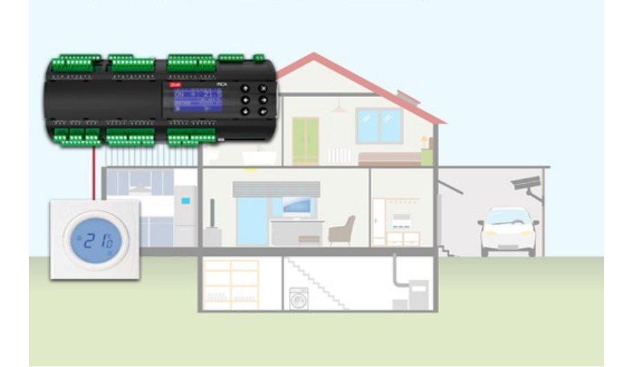 Danfoss MCX15B2 And MCX20B2 Programmable Controllers Now Come With WT-DM Room Thermostat