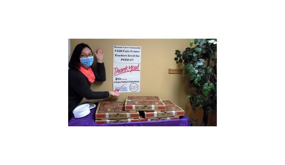 ECR International’s Employees Treat Healthcare Professionals With Pizzas As A Gesture Of Thanks