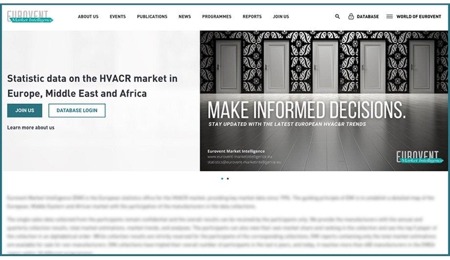Eurovent Launches A New Website Which Offers A User-Friendly Experience