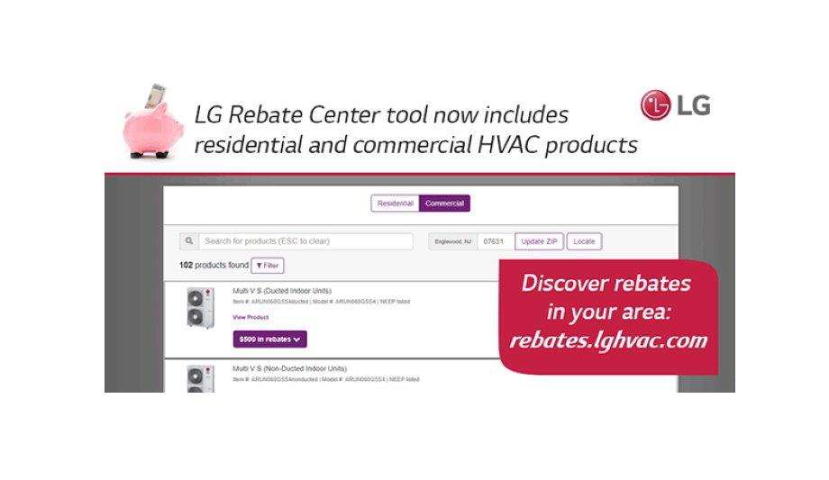 LG Air Conditioning Technologies USA Launches First-Of-Its-Kind Commercial VRF Rebate Tool