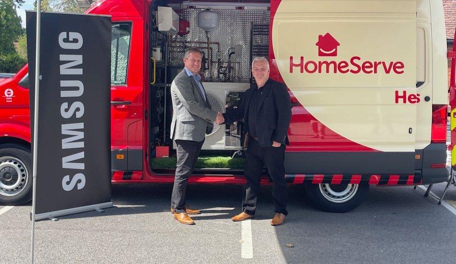 Samsung Heat Pumps: New HomeServe Partnership