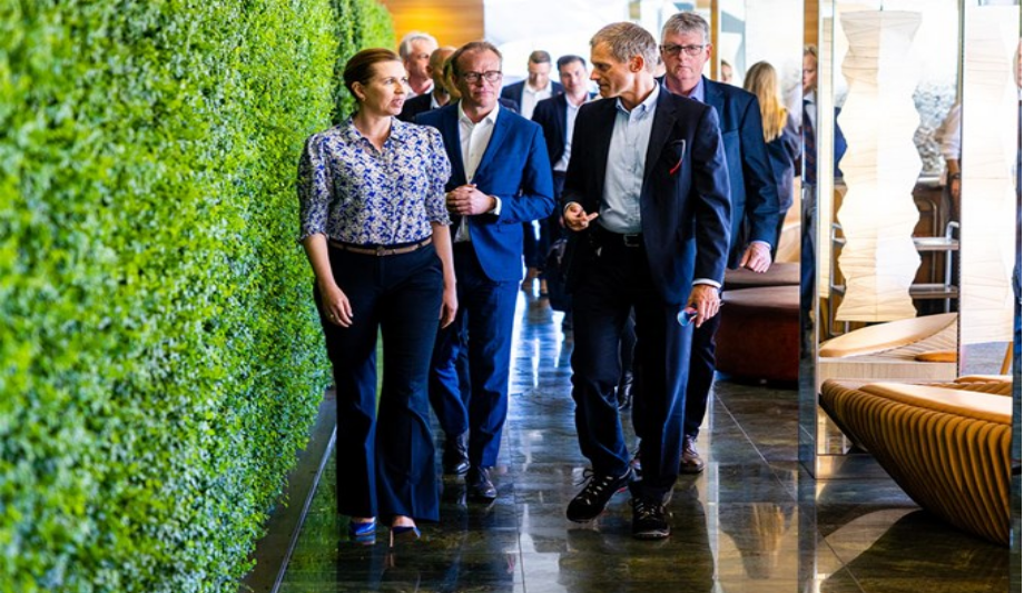 Speedy Surprise Visit To Danfoss Headquarters At Nordborg By Danish Prime Minister