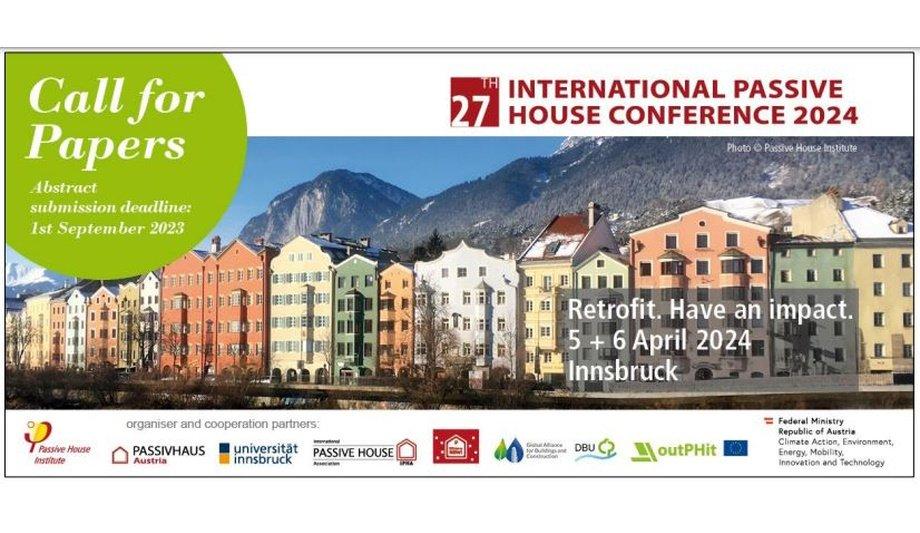 Passive House Institute Announces That 27th International Passive House Conference Will Commence In April 2024 In Innsbruck