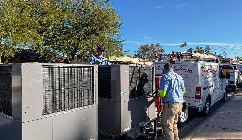 Phoenix Veteran, Don Kuhl, Gifted With New HVAC Unit