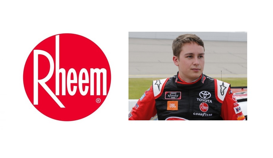 Rheem Enhances Partnership With Christopher Bell For The 2020 Monster Energy Nascar Cup Series