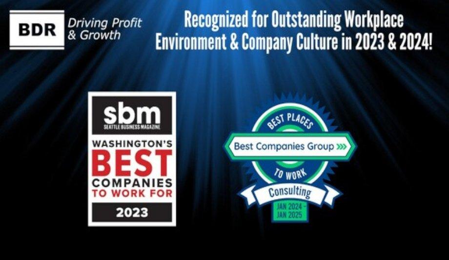 Seattle Business Magazine and Best Companies Group Recognize BDR for Outstanding Workplace Environment and Company Culture