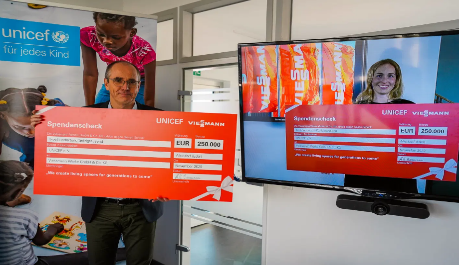 Viessmann Donates 250,000 Euros To UNICEF To Support School Children In Malawi