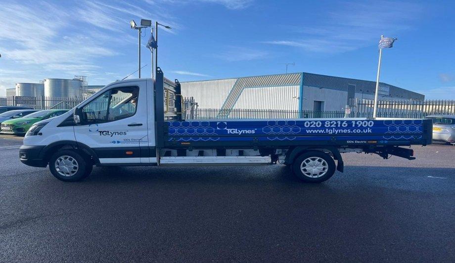 TG Lynes Boosts Sustainability With New Electric E-Transit Van