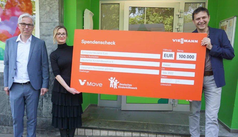 Viessmann Foundation Donates 100,000 Euros To The German Children's Fund For Children Seeking Refuge And Young People From Ukraine