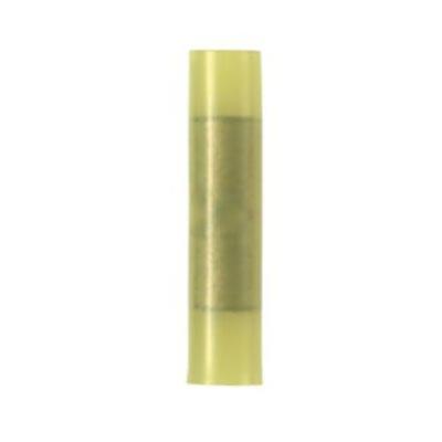 Panduit BSN10-L Butt Splice, Yellow, Nylon, 10-12 AWG, PK50